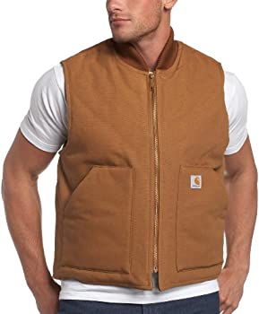 【中古】【輸入品・未使用】CarharttメンズBig & Tall arctic-quilt Lined Duck Vest US サイズ: L カラー: ブラウン｜スカイマーケットプラス