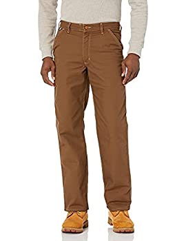 【中古】【インポート品・未当て嵌める】Carhartt メンズ 耐火性 ウォッシュド ダックワークダンガリー US 大きさ: 48W x 34L 色合い: 赤銅色