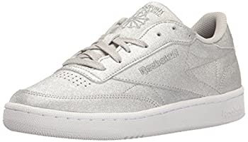 【中古】【輸入品・未使用】Reebok Women's Club c 85 syn Fashion Sneaker%ｶﾝﾏ% Diamond-Silver Metallic/Snow Grey/White%ｶﾝﾏ% 8.5 M US｜スカイマーケットプラス