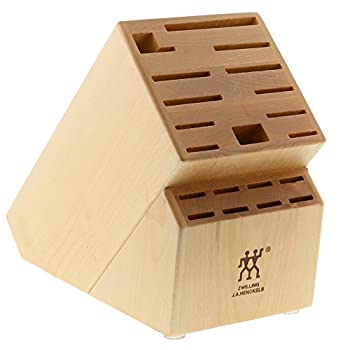 【中古】【インポート品・未当て嵌める】Henckels 20-Slot Hardwood Knife Block