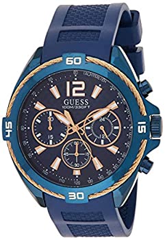 【中古】【輸入品・未使用】Guess ゲス Surge Chronograph Guess ブルー メンズ アナログ スポーツ クォーツ 海外出荷 W1168G4
