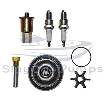 【中古】【輸入品・未使用】Kohler メンテナンスサービスキット スパークプラグ付き 船舶用発電機 4EF 5E 6EF 7.3Eモデル