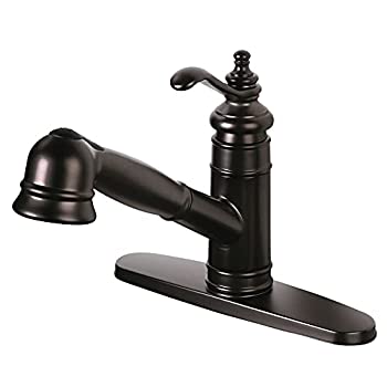 【中古】【輸入品・未使用】Gourmetier GSC7575TL Templeton 20cm Centerset Single Handle Kitchen Faucet with Pull-Out Wand%カンマ% Oil Rubbed Bronze|スカイマーケットプラス