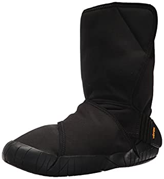 【中古】【インポート品・未当て嵌める】Vibram ユニ一発やる・成年者 Furoshiki Mid Boot New Yorker Black 色つや: 黒いこと
