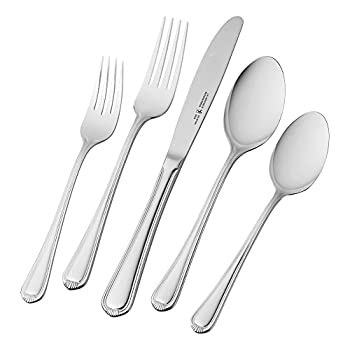 【中古】【輸入品・未使用】HENCKELS Alcea 食器セット 20個 シルバー