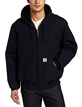【中古】【輸入品・未使用】Carhartt メンズ ビッグ &amp; トール 保温裏地 ダックアクティブパーカージャケット J131 US サイズ: Large カラー: ブルー｜スカイマーケットプラス