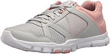 【中古】【インポート品・未当て嵌める】Reebok Women\u0027s Yourflex Trainette 10 Mt Cross Trainer%ｶﾝﾏ% Skull Grey/Chalk Pink/White%ｶﾝﾏ% M US