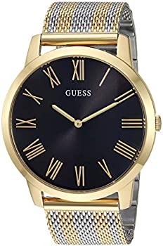【中古】【輸入品・未使用】GUESS ステンレスクォーツウォッチ&ツートンカラーメッシュステンレスストラップ U1179G2 141［並行輸入］