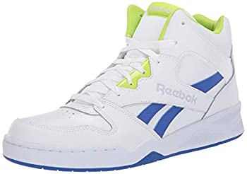 【中古】【インポート品・未当て嵌める】Reebok メンズ Bb4500 ご機嫌とっ始め スニーカー%ｶﾝﾏ% 白いこと/衝突青緑色/ネオン菩提樹/冷ややかさ薄墨色。%ｶﾝﾏ% 9.5
