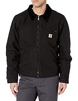 【中古】【輸入品・未使用】Carhartt メンズ ダック Detroitジャケット (レギュラー ビッグ&トールサイズ)%ｶﾝﾏ% ブラック%ｶﾝﾏ% Large