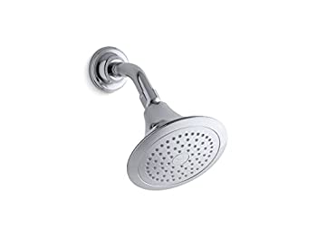 【中古】【輸入品・未使用】(Vibrant Brushed Bronze) - KOHLER 10282-AK-BV Forte 2.5 Gpm Single-Function Wall-Mount Showerhead with Katalyst Spray%ｶﾝﾏ% Vibrant Brus｜スカイマーケットプラス