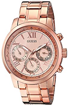 【中古】【輸入品・未使用】GUESS レディース ステンレススチールブレスレットウォッチクラシック、色ローズゴールドトーン(モデル:)|スカイマーケットプラス