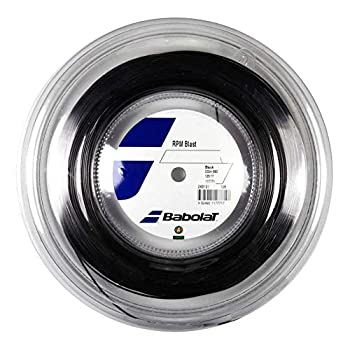 【中古】【インポート品・未当て嵌める】バボラ (Babolat) 庭球用より糸 ガット RPM BLAST (RPMブラジャー同盟罷工) 黒いこと 長さ200m ゲージ1.35粍 243101