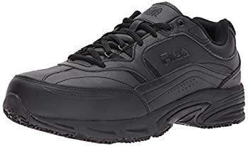【中古】【インポート品・未当て嵌める】Fila メンズ メモリーワークシフト 上滑り打ちきり スチール写真トゥー 細工物シューズ 山歩き%ｶﾝﾏ% 黒いこと%ｶﾝﾏ% 9.5