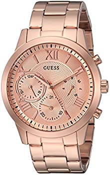 【中古】【インポート品・未当て嵌める】Guess 40粍 クラシックブレスレットウォッチ サクラ色ゴールド