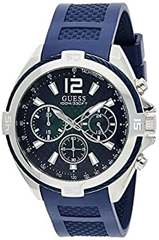【中古】【インポート品・未当て嵌める】GUESS メンズ 時辰儀 青