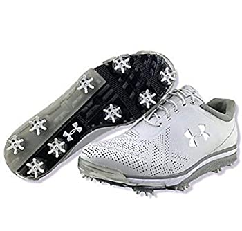 【中古】【インポート品・未当て嵌める】Under Armour ペース周遊旅行 メンズシューズ 白いこと/メタリックシルバー 7