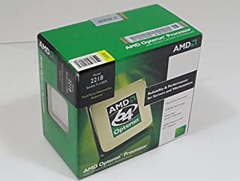 【中古】【輸入品・未使用】AMD Opteron 2218 BOX (DP対応/2.6GHz×2/L2\u003d1MB×2/95W/SocketF) OSA2218CQWOF