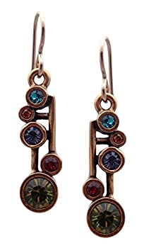 【中古】【輸入品・未使用】パトリシア・Locke Fling Dew Dropsマルチカラースワロフスキークリスタルゴールドトーンフックイヤリング