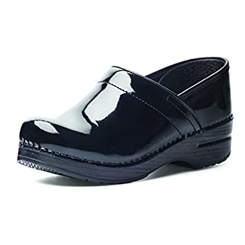 【中古】【輸入品・未使用】[ダンスコ] Clog Professional Black Patent 25.5 cm~26.0 cm