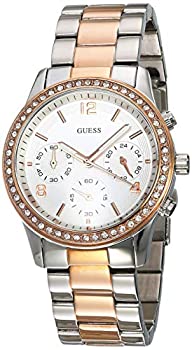 【中古】【輸入品・未使用】Guess Sports Silver/Rose Gold Watch W0122L1 [スポーツシルバー/ローズゴールド時計W0122L1ゲス]