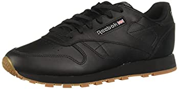 【中古】【インポート品・未当て嵌める】(36 EU%ｶﾝﾏ% Black) - Reebok Classic Leather Women Training Running Shoes