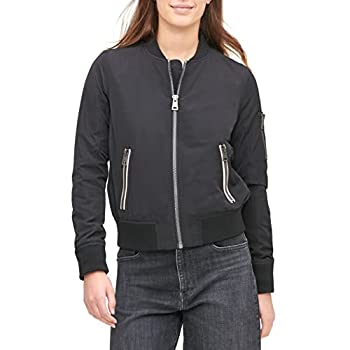 【中古】【輸入品・未使用】Levi's レディース ポリボンバージャケット コントラストジッパーポケット付き US サイズ: 2X カラー: ブラック