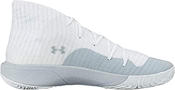 【中古】【インポート品・未当て嵌める】Under Armour Men\u0027s Spawn Mid Basketball Shoe%ｶﾝﾏ% White (102)/Mod Gray%ｶﾝﾏ% 4