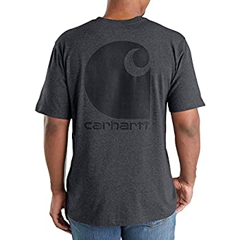 【中古】【輸入品・未使用】Carhartt メンズ 103559 ワークウェア C ロゴ グラフィック 半袖Tシャツ - M - グラナイトヘザー