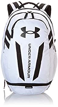【中古】【インポート品・未当て嵌める】Under Armour 成年者用 ハッスル 5.0 うしろ側容器に並べる One Size 白いこと