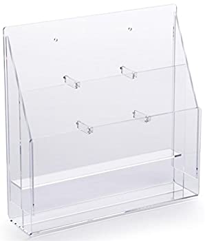 【中古】【輸入品・未使用】displays2go Tabletop Pamphletオーガナイザー、文学表示/パンフレットホルダー、クリアアクリル(ngdo6?)