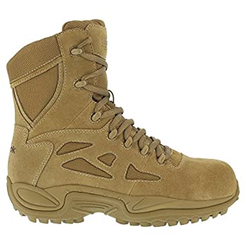 【中古】【輸入品・未使用】Reebok Work Rapid Response RB 8インチ コンポジットトウ メンズブーツ US サイズ: 4.5 カラー: ブラウン｜スカイマーケットプラス