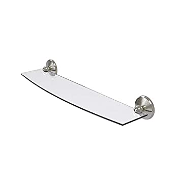 【中古】【輸入品・未使用】Allied Brass MC-33/24-SN 60cm Bevelled Glass Shelf Satin Nickel