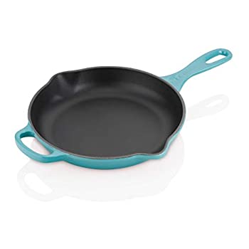 【中古】【インポート品・未当てはめる】Le Creuset Signature ルクルーゼ 鉄手持ち部分フライパン 9in 9-Inch 青碧 LS2024-2317