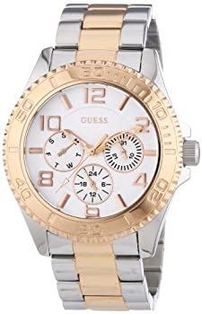 【中古】【インポート品・未当て嵌める】Guess Sports Silver/Rose Gold Watch W0231L5 [運動競技しろがね色/サクラ色ゴールド時辰儀W0231L5ゲス]