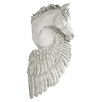 【中古】【輸入品・未使用】デザイントスカーノWings of Fury Pegasus Horse壁Sculpture