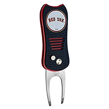 【中古】【輸入品・未使用】Team Golf MLB ボストン・レッドソックス スイッチブレードディボットツール 両面磁気ボールマーカー付き 特許取得済のシングルプロングデザイン｜スカイマーケットプラス