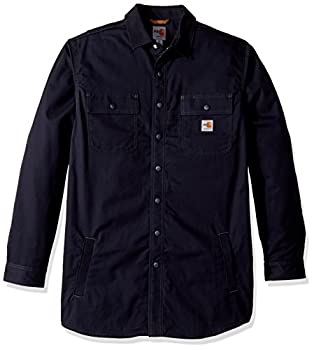 【中古】【輸入品・未使用】Carhartt メンズ 耐炎フルスイング クイックダックシャツジャック US サイズ: XX-Large カラー: ブルー｜スカイマーケットプラス