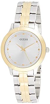 【中古】【輸入品・未使用】Guess Chelsea W0989L8 クォーツシルバーダイヤル レディースツートンウォッチ