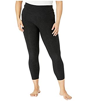 【中古】【輸入品・未使用】Beyond Yoga プラスサイズ ポケットなし ハイウエスト スペースダイ ミディレギンス US サイズ: 2X 21 カラー: ブラック