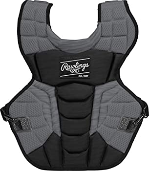 【中古】【輸入品・未使用】Rawlings Velo 2.0 中級 NOCSAE 野球キャッチャー用胸部プロテクター ブラックとグラファイト 155 (CPV2NI-B/GPH)