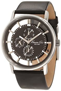 【中古】【輸入品・未使用】Kenneth Cole New York Men 's kc1853ステンレススチールWatch withレザーストラップ｜スカイマーケットプラス