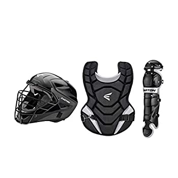 【中古】【インポート品・未当て嵌める】EASTON BLACK MAGIC 2.0 若い者捕手保護することボックス席書き割り ジュニアユースサイズ 6~8歳 黒いこと スモール安全帽 お坊っちゃん若い者 12イ