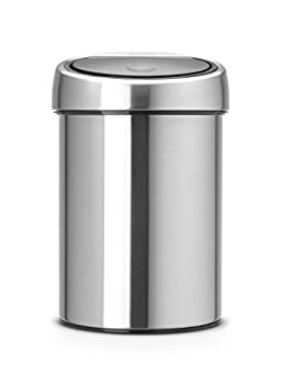 【中古】【インポート品・未当て嵌める】Brabantia Brabantia Touch Bin???引っ敷き黒いこと 3L 薄墨色 363986