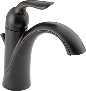 【中古】【輸入品・未使用】Delta Faucet Lahara Bronze 浴室蛇口 シングルホールバスルーム蛇口 シングルハンドル ダイヤモンドシール技術 メタル排水アセンブリ ベネチア の商品写真