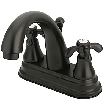 【中古】【輸入品・未使用】キングストン真鍮ks7615tx French Country 4インチセンターセット洗面所蛇口、オイルラビングブロンズ|スカイマーケットプラス