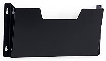 【中古】【インポート品・未当て嵌める】displays2go書き割り10???12.75inW雁の使い大きさのフォルダー壁整理保存用具、シングル隠し、ハードウエア嘱する黒いことスチール写真(wfp01blk)