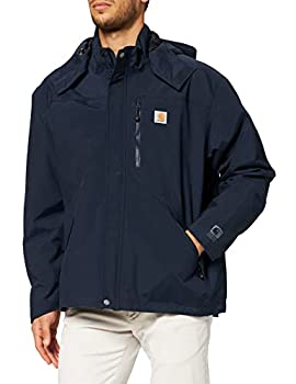 【中古】【輸入品・未使用】Carhartt メンズ ショアラインジャケット ウォータープルーフ 高通気性ナイロン J162 US サイズ: M カラー: ブルー｜スカイマーケットプラス 44,321円