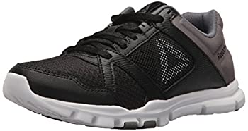 【中古】【インポート品・未当て嵌める】[リーボック] Women\u0027s Yourflex Train 10 Mt Black/White Alloy Ankle-High - 6.5M