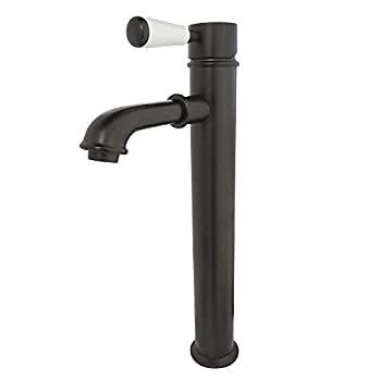 【中古】【輸入品・未使用】Kingston Brass KS7215DPL Paris Single Handle Vessel Sink Faucet, Oil Rubbed Bronze|スカイマーケットプラス